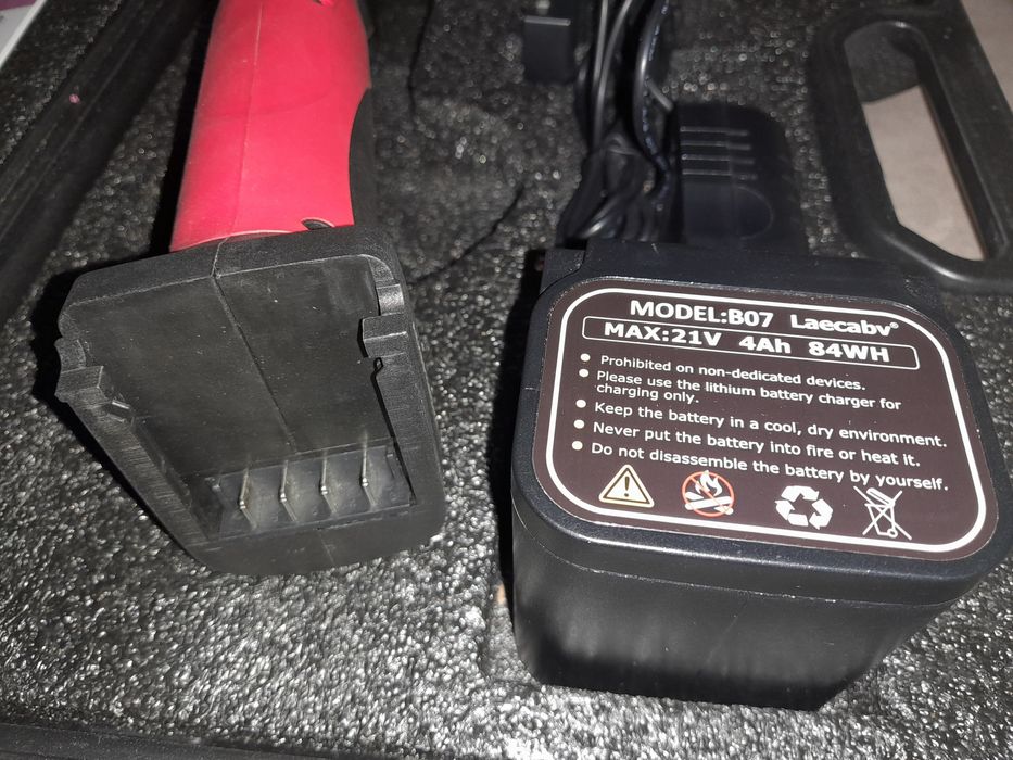 Laecabv садовий секатор акумуляторний у валізі