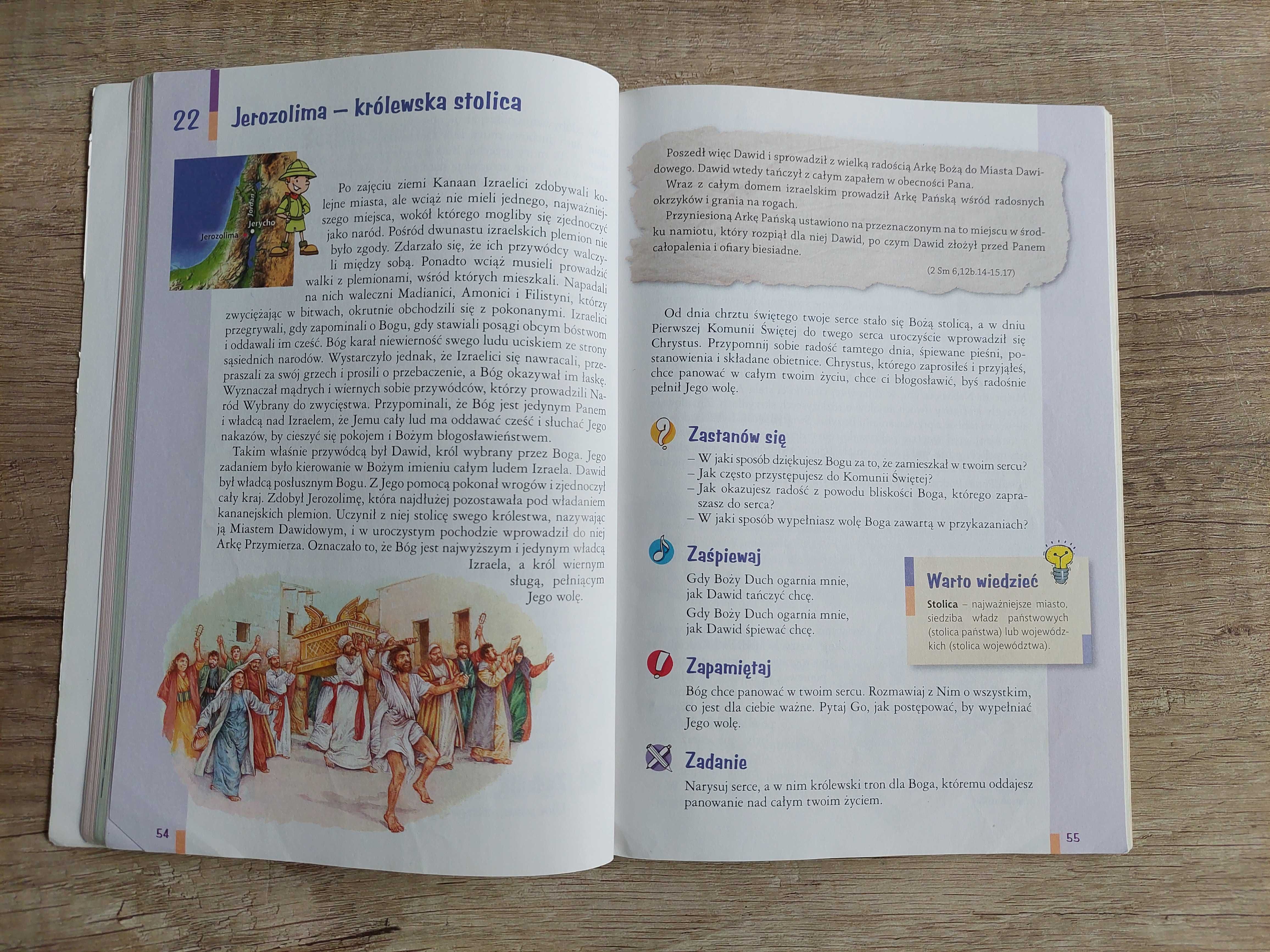 Podręcznik do religii kl. 4 szkoły podstawowej. Miejsca pełne bogactw