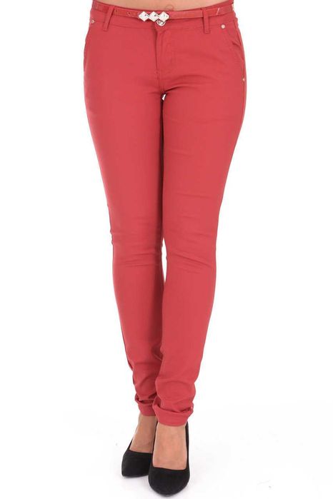 Жіночі брюки червоні M.Sara DM, р. 29 (46)