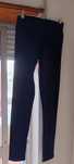 Calças leggings lycra azuis tamanho M, usadas