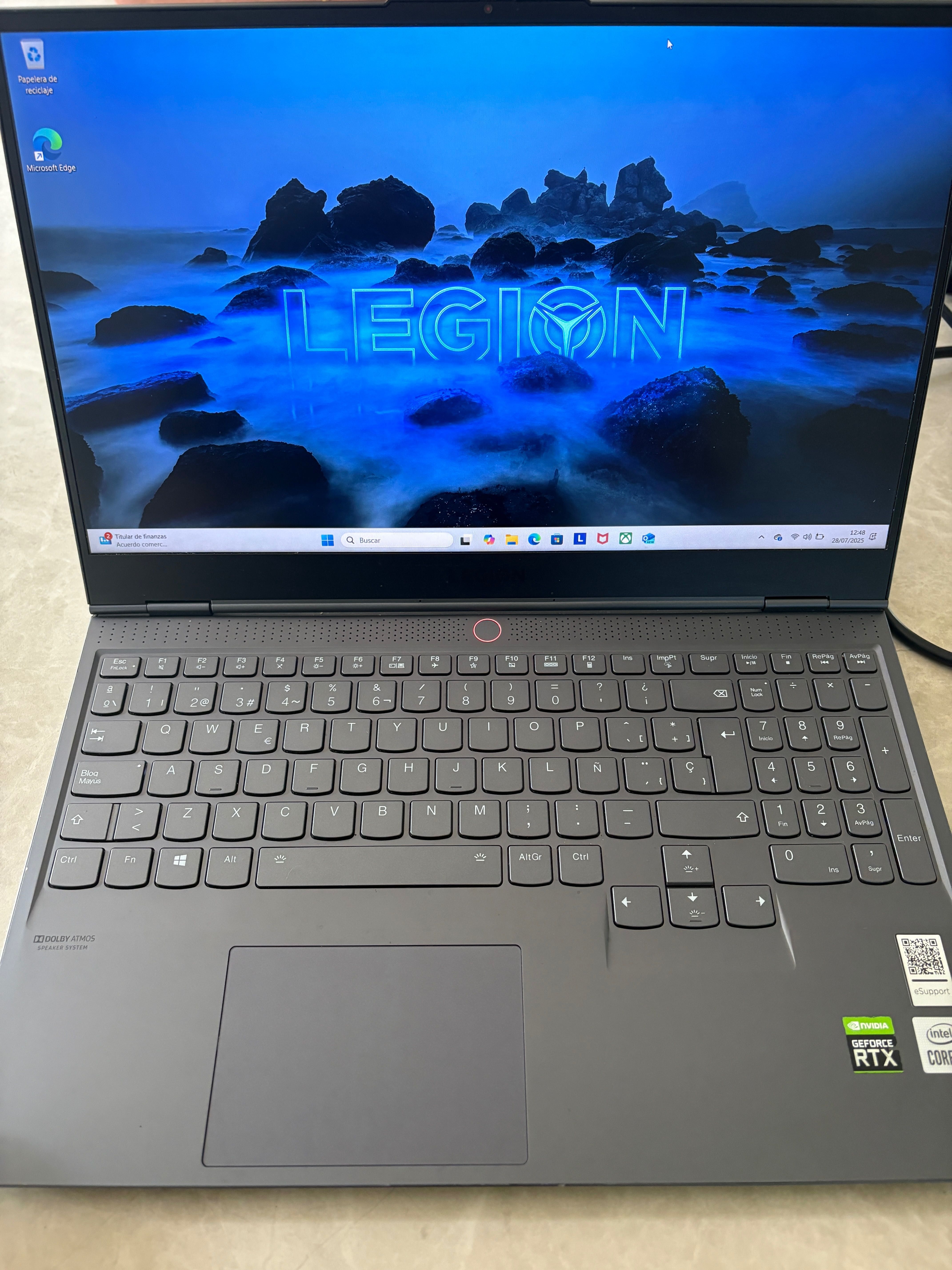 Portátil Lenovo Legion S7 15IMH5