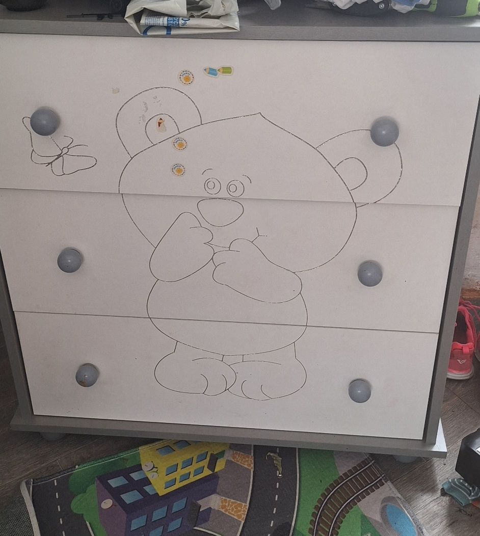 Komoda dziecięca miś