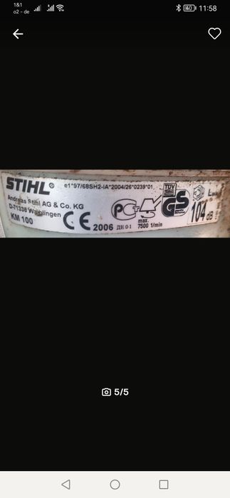 Podkaszarka Stihl Kombi km 100