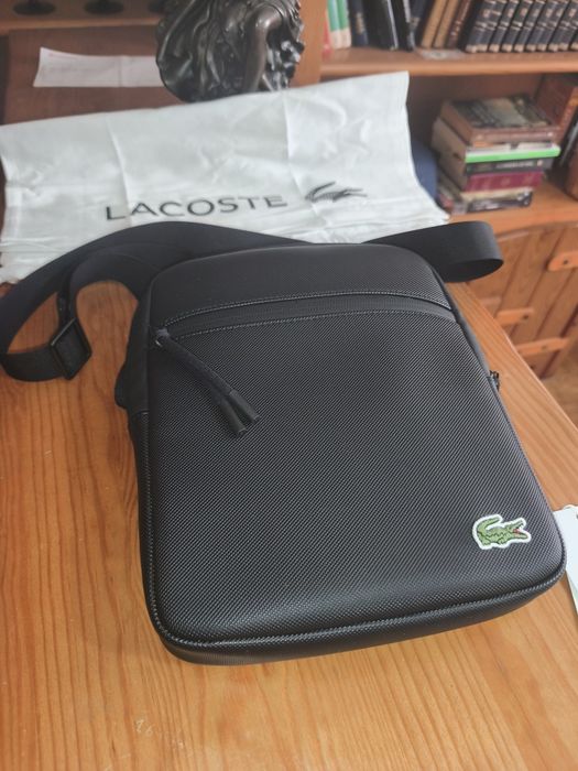 Lacoste Crossbody Bag Black .
