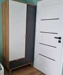 Śliczna szafa 90 cm. Półki,szuflada,drążek.TANIO !