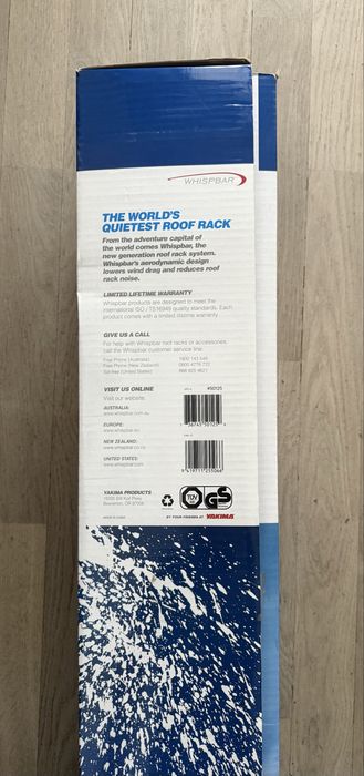 Bagażnik bazowy Yakima Whispbar Flush Bar Golf VI