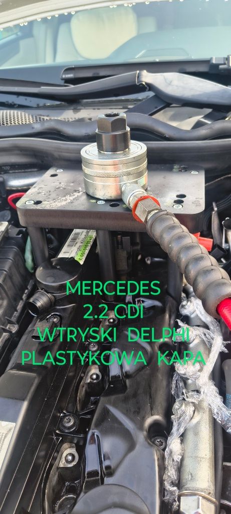 Wyciąganie Demontaż Wyrywanie  maszynowo zapieczonych, urwanych wtrysk