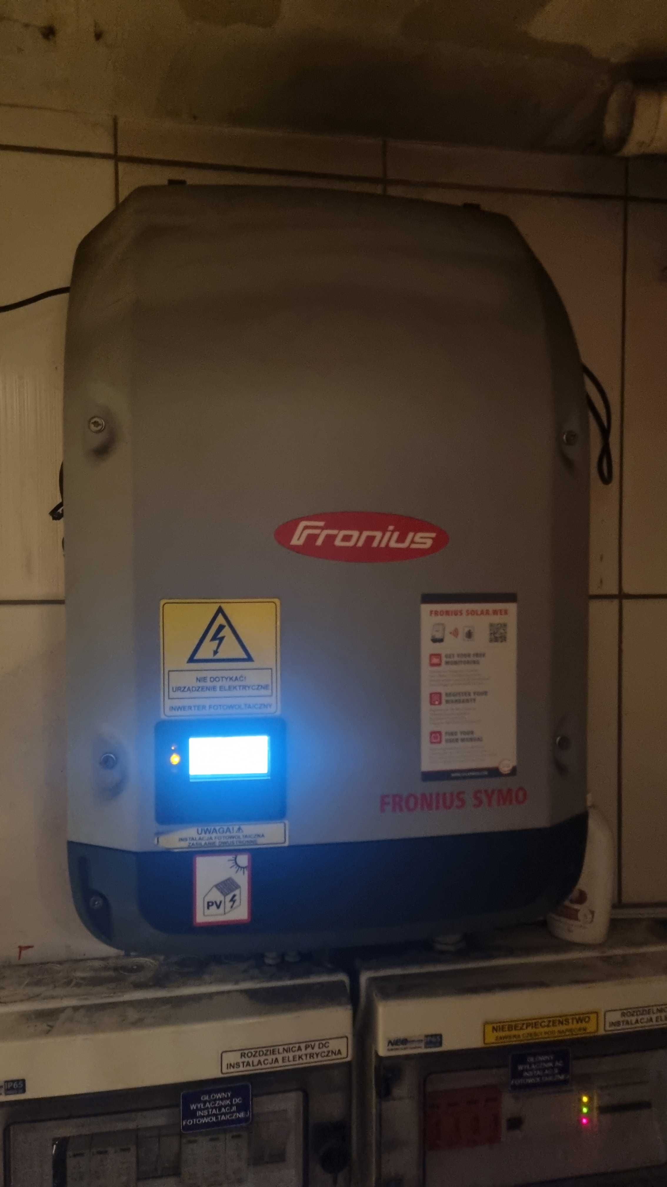 Falownik inwerter FRONIUS SYMO 6.0-3-M WiFi używany polska dystrubucja