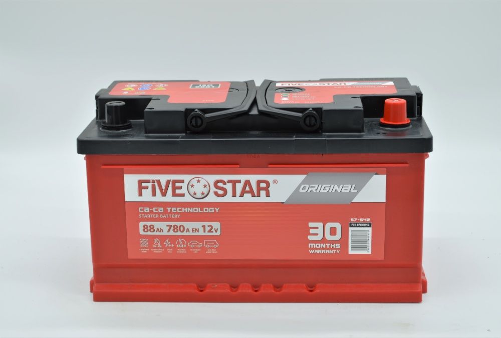 Akumulator FIVE STAR ORIGINAL 588 R 88AH / 780A / LB4
