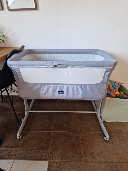 Dostawka  Chicco + nowy materacyk manufaktura materacy