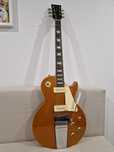Vintage V100 Midge Ure Signature Electric Guitar ~ Gold Top
