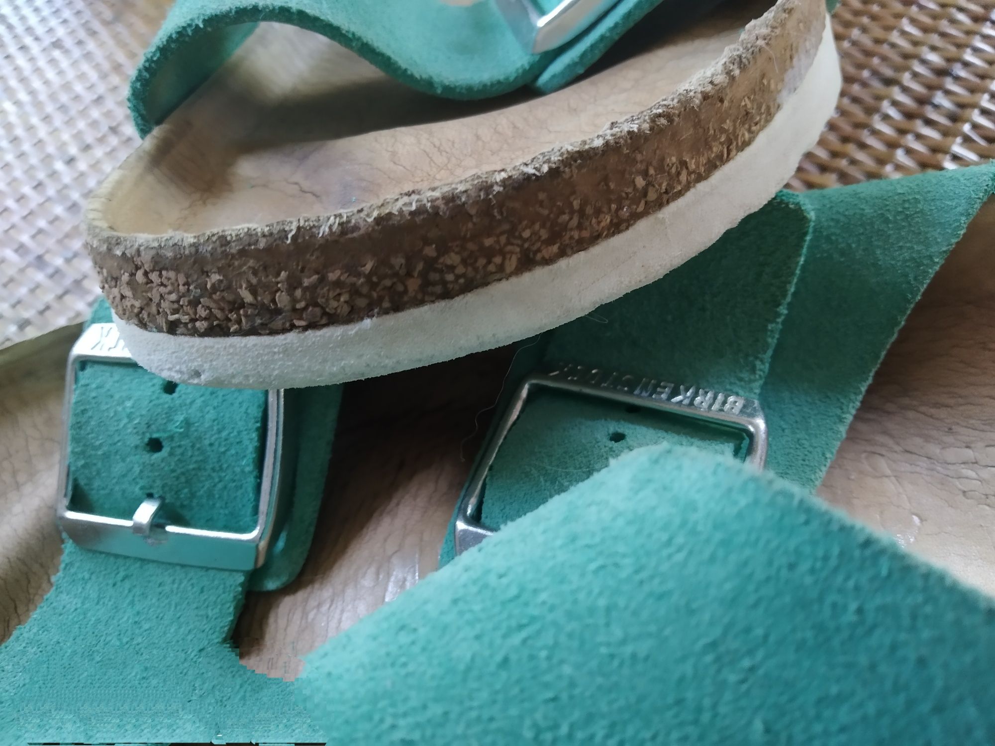 Birkenstock Arizona Emerald Замша 40,5-41/25,5-26см.