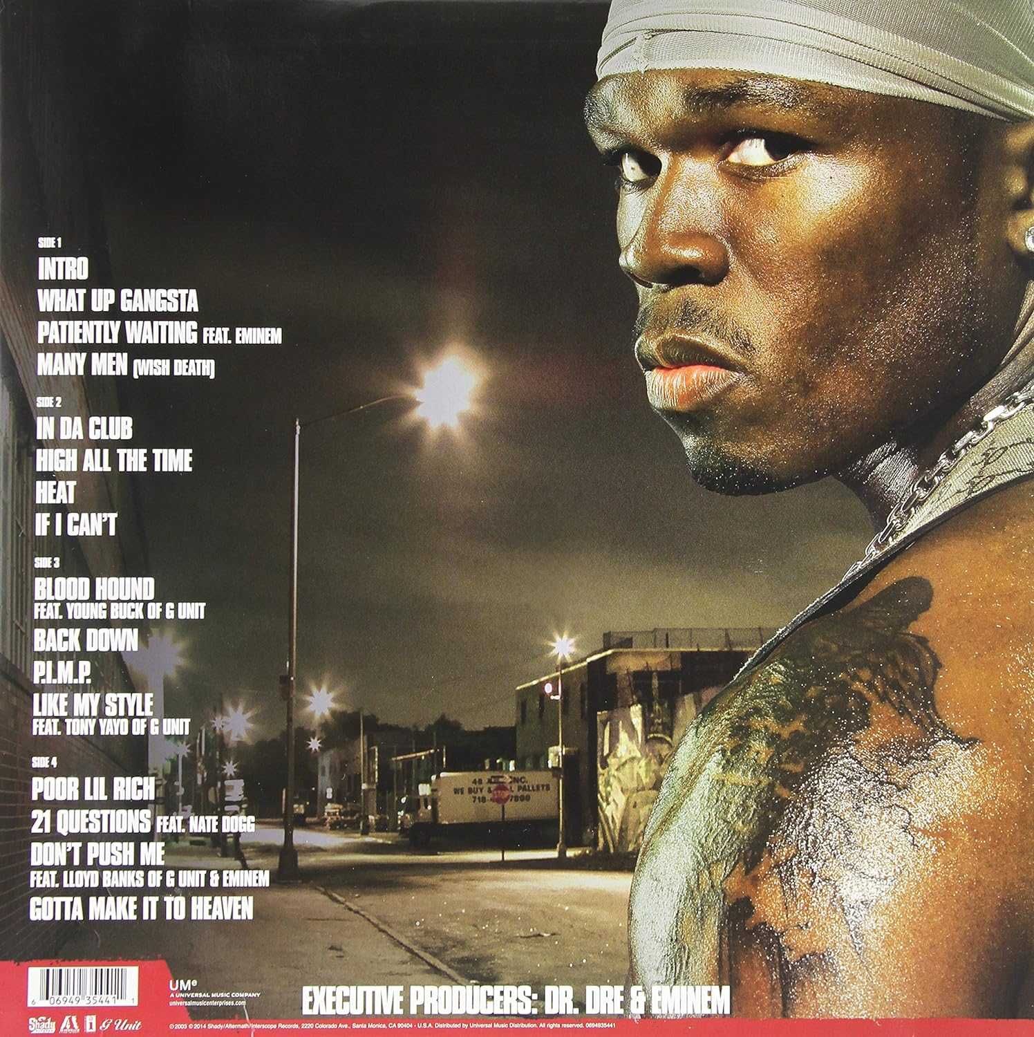 50 Cent - Get Rich Or Die Tryin', 2LP, Folia, winyl