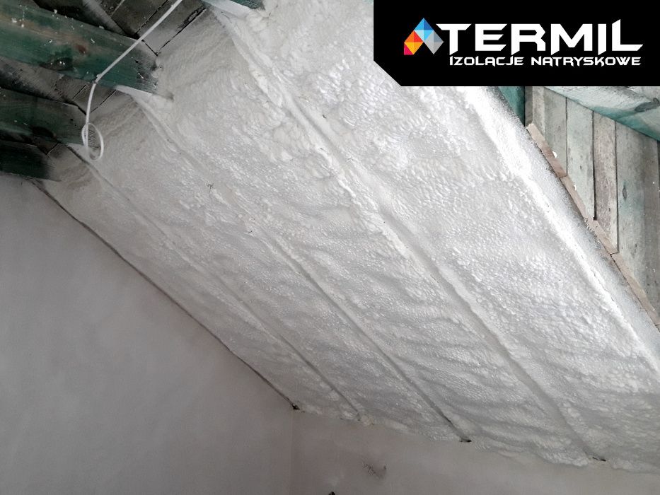 Ocieplanie poddasza Pianką PUR, Izolacja poddasza Pianą - TERMIL