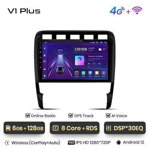 Radio nawigacja Porsche Cayenne Carplay Android Auto 6GB 128GB