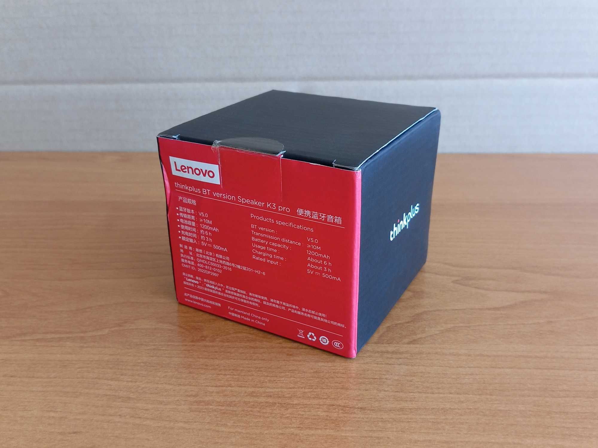 [NOWY] Głośnik Bezprzewodowy Bluetooth Lenovo K3 Pro