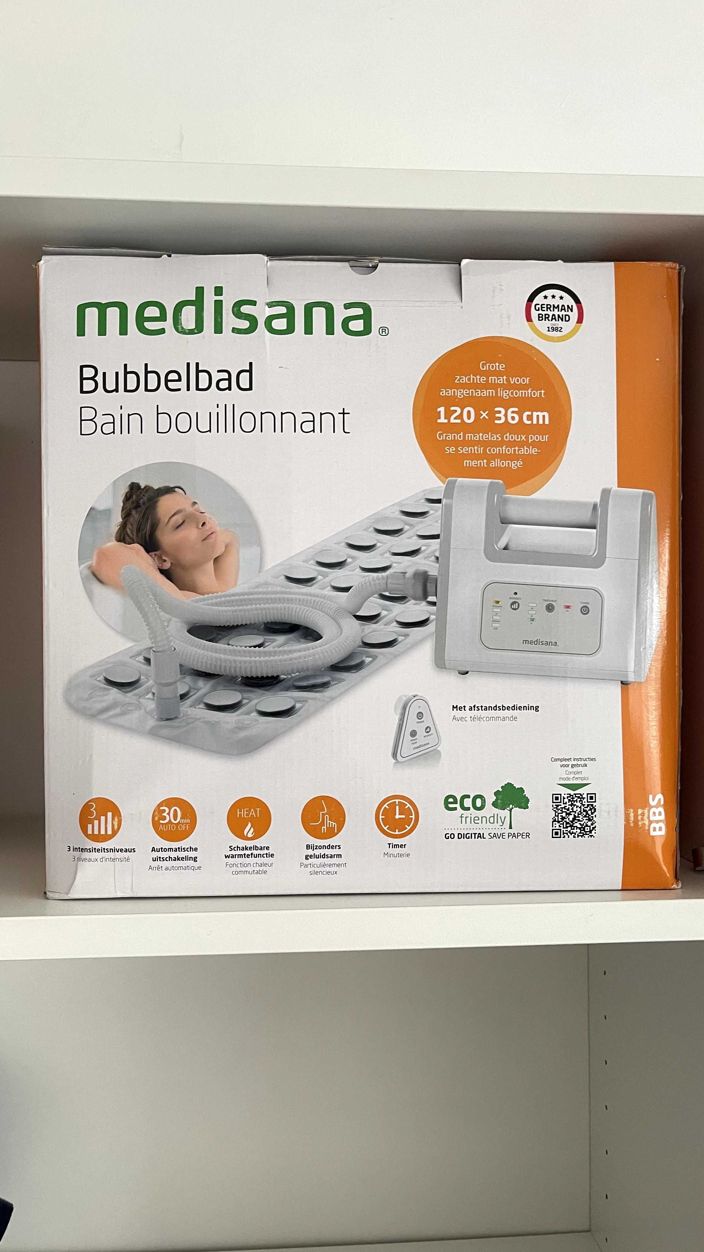 Mata masująca MEDISANA BBS 88389, 120x36cm, jacuzzi, stan idealny.