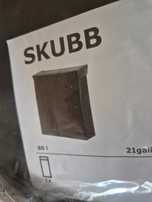 Ikea skubb torba kosz na pranie czarna 80l nowa