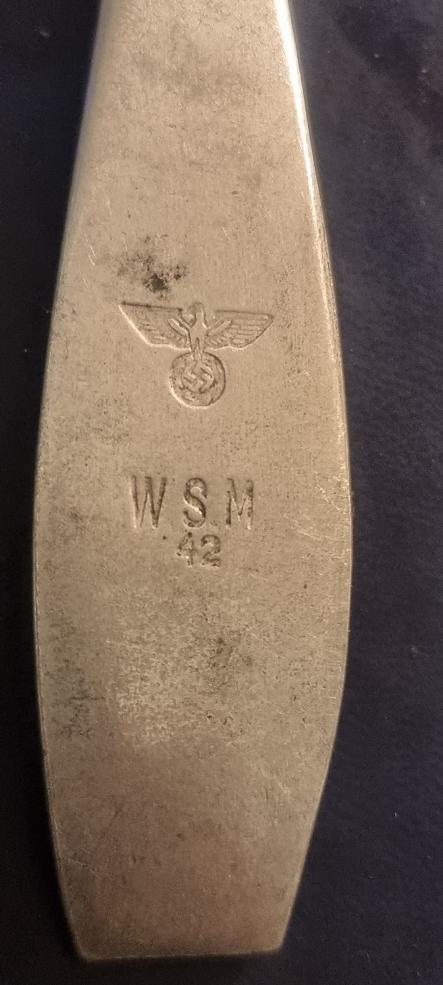 Kantynowy widelec W.S.M 42 Wehrmacht 3 Rzesza