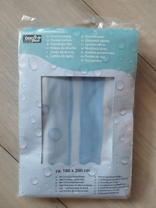 Okazja! Zasłona Prysznicowa 180x200 Nowa
