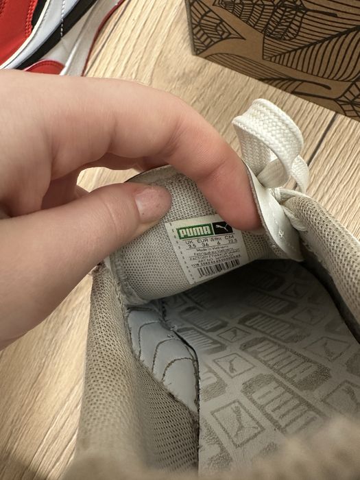 Кроссовки кеды puma натуральная кожа