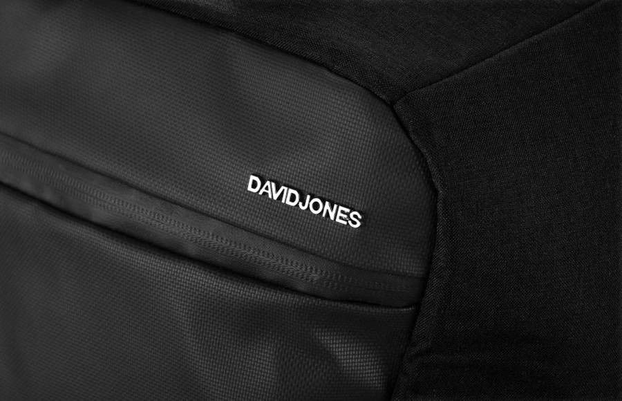 nowoczesny plecak z przegrodą na laptopa i portem usb - david jones
