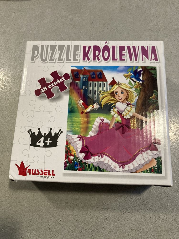 Puzzle ksiezniczki +4 dla dziecka nowe puzzle