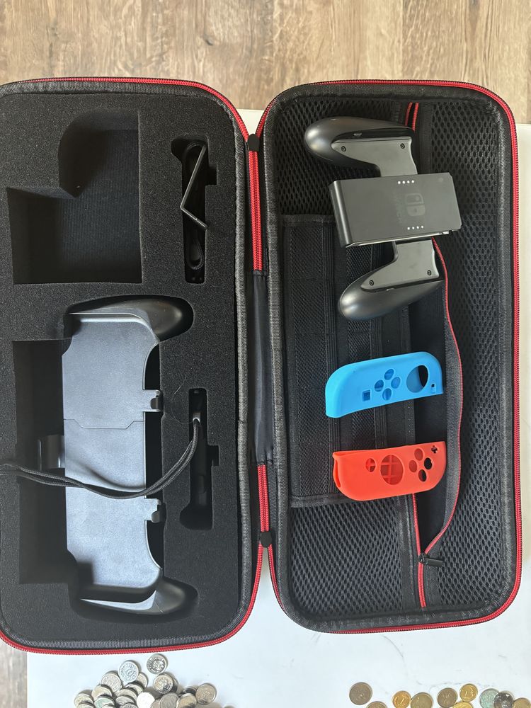 Nintendo switch V2 Black Gray + Torba Mad dog