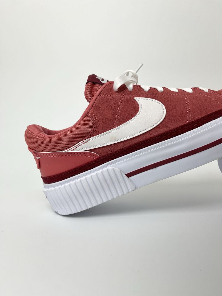 Оригинал Nike Court Legacy Lift (FJ1986 600) на платформе кроссовки