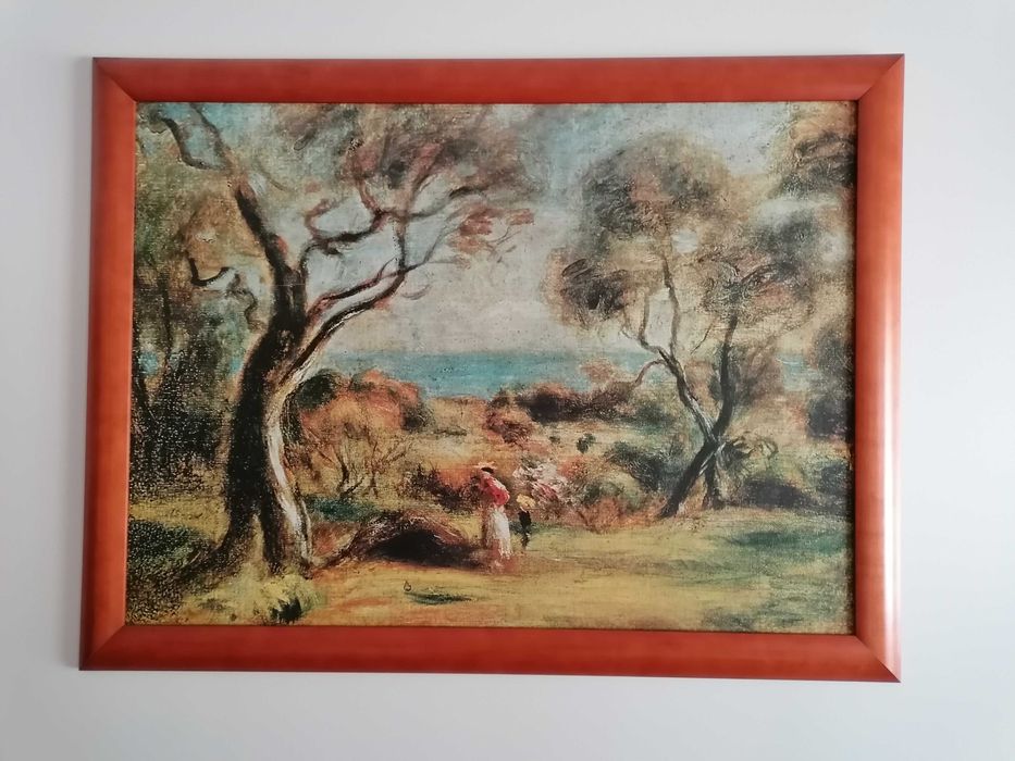 Quadro decorativo. Réplica de Renoir. 84x63 cm