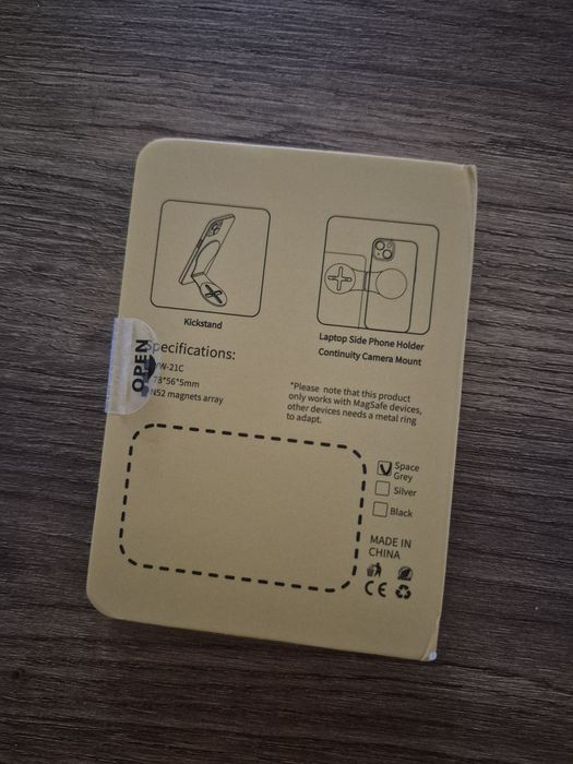 Suporte de Telefone Magnético Dobrável