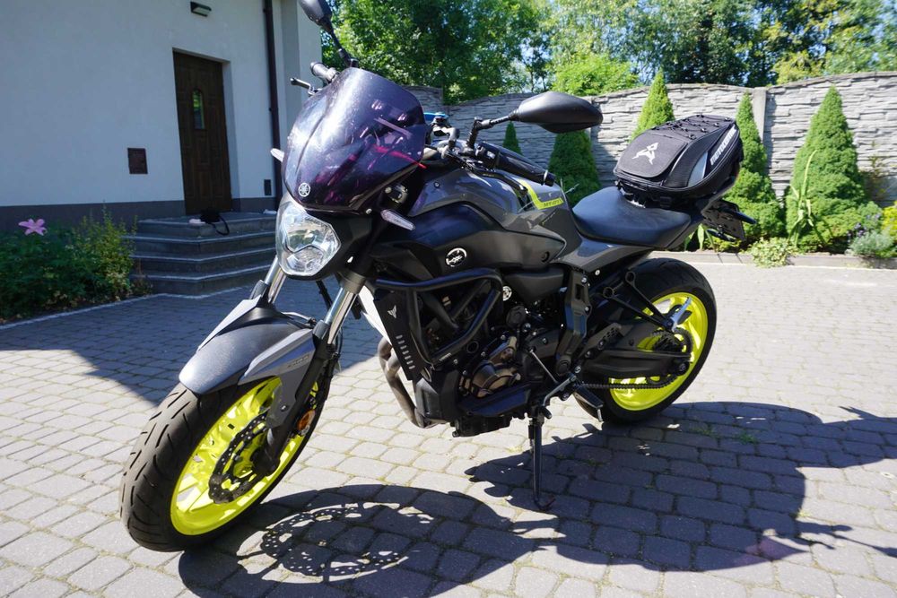 Yamaha MT 07 2017 ABS Polski Salon Nowe Opony IXIL Sakwy Dodatki