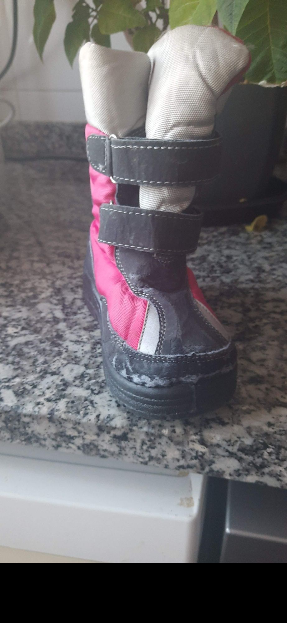 Botas e luvas para Neve