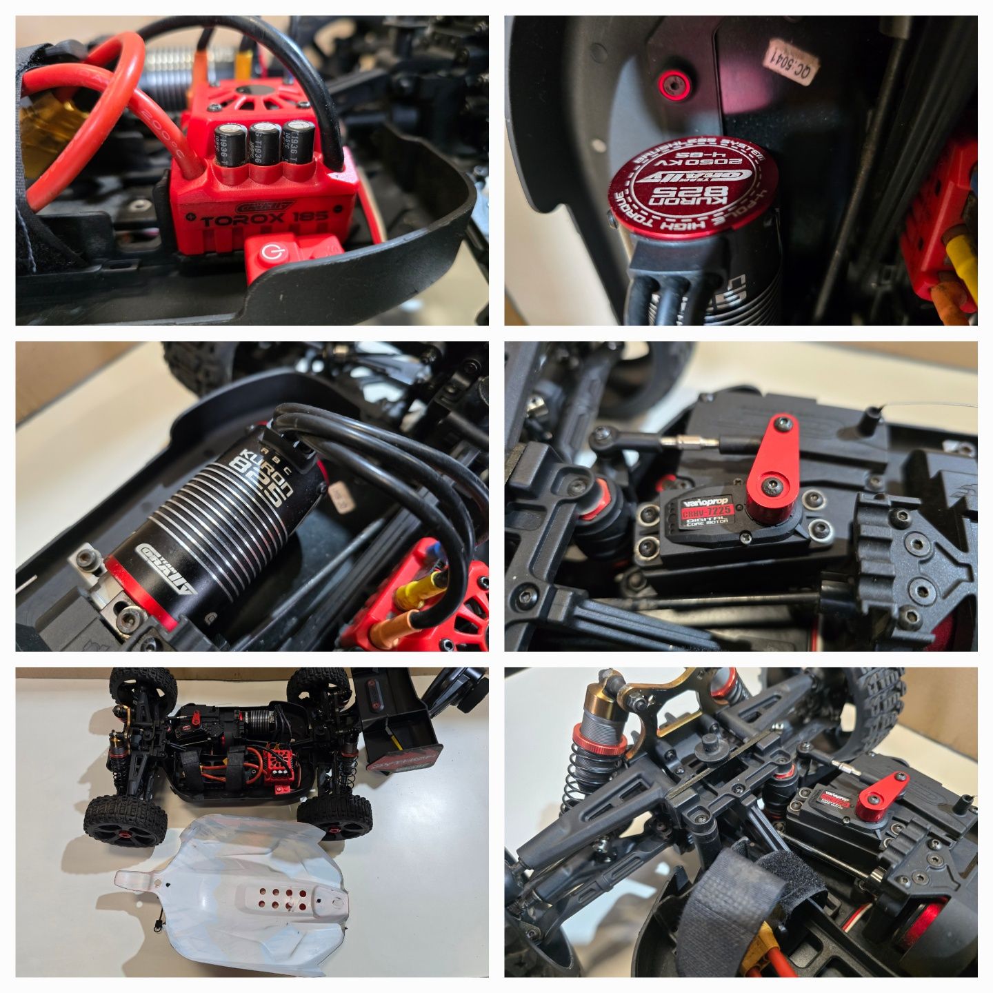 Model RC buggy team corally 1:8 6s