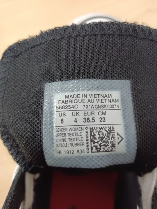 Converse rozmiar 36.5