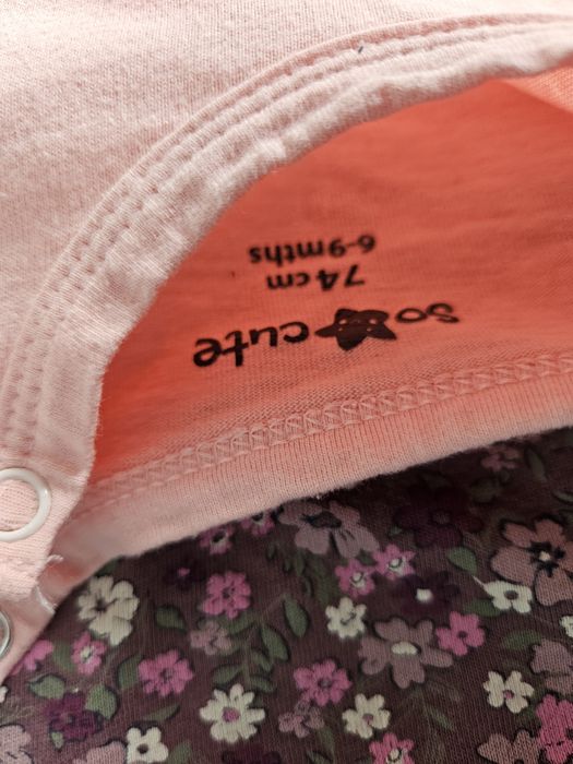 Paka koszulek dla dziewczynki rozmiar 80