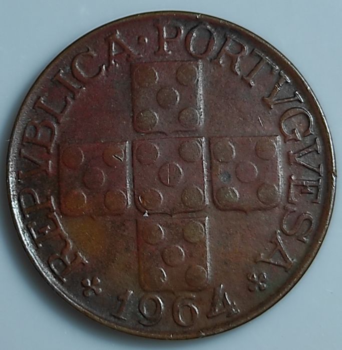 Moeda Eixo Vertical 20 Centavos 1964 - MBC/BELA