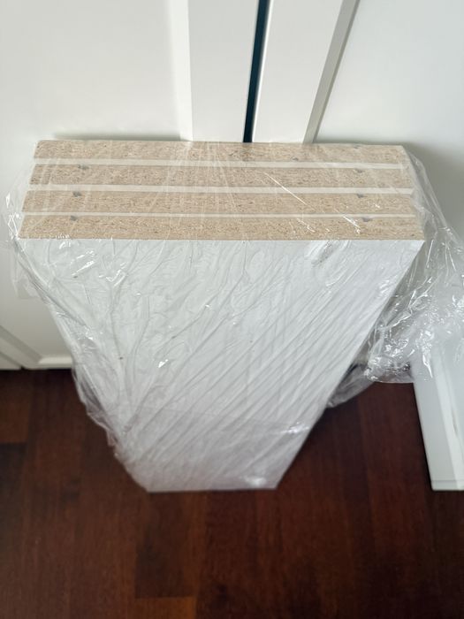 2x regal Billy Ikea + drzwi Oxberg 80cm x 30x202 bialy