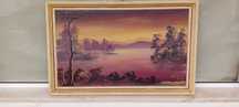 Pintura Antiga Original Assinada H Rosinha