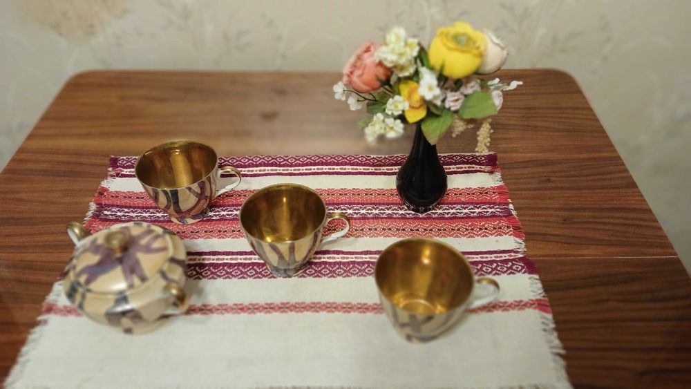 filiżanki i cukiernica Ćmielów