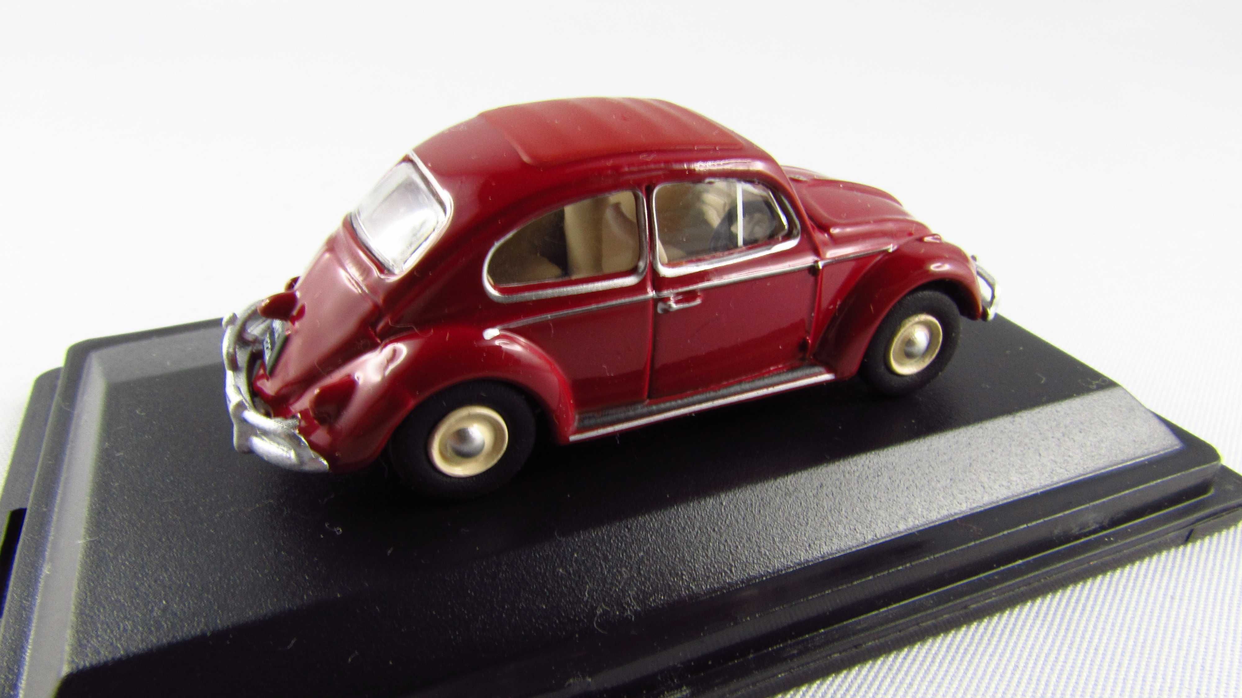 OXFORD DIECAST - Ruby Red VW Beetle Garbus Model Samochód 1:43
