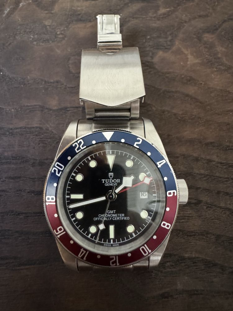 Relogio gmt automatico pepsi