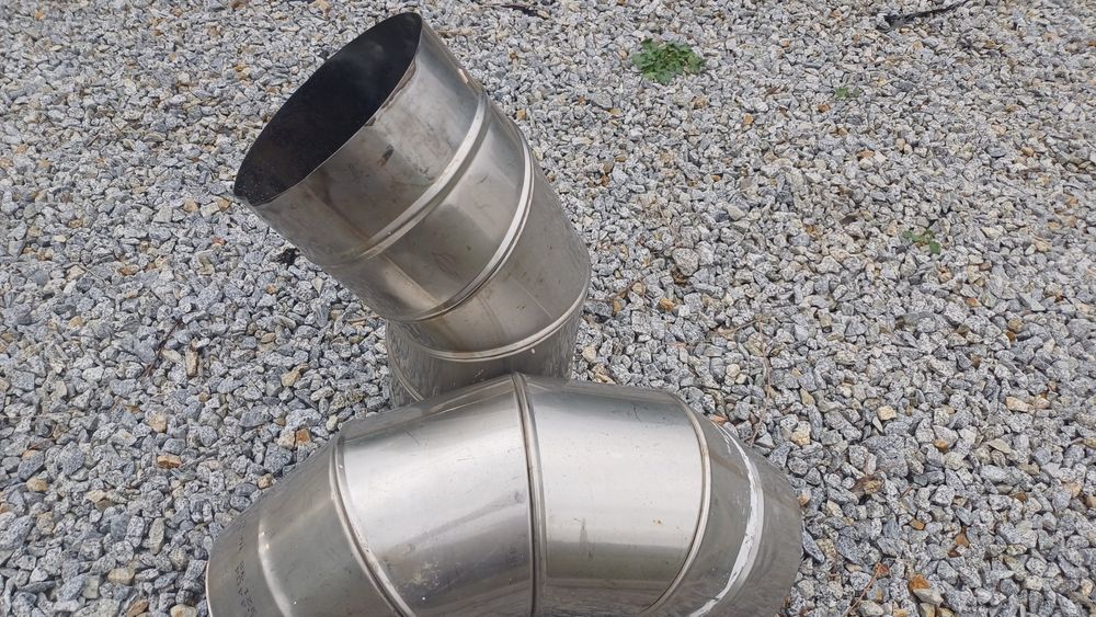 Kolano kominowe regulowane fi 180 mm