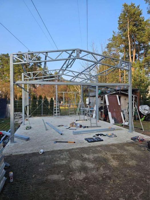 Garaż 5x7 m | 35 m2 Konstrukcja Stalowa pod płytę warstwową