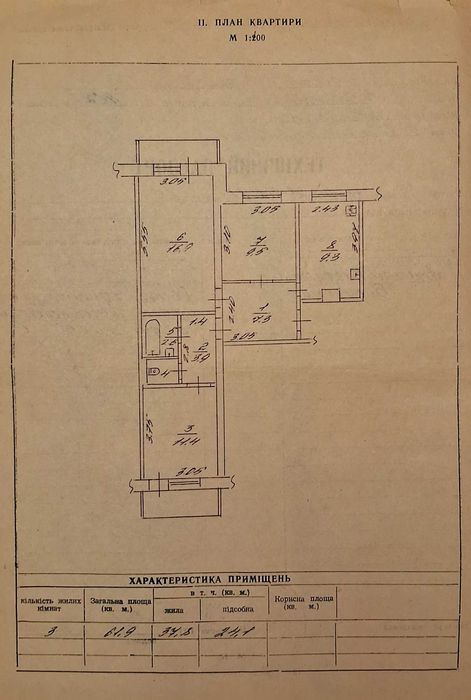 Продається 3-кімнатна квартира по вул. Героїв Дніпра