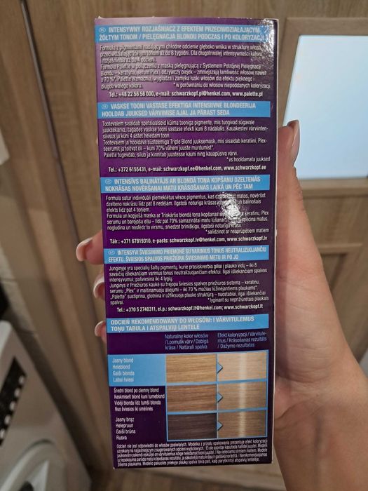 Farba Palette Ultrapopielaty Blond A10