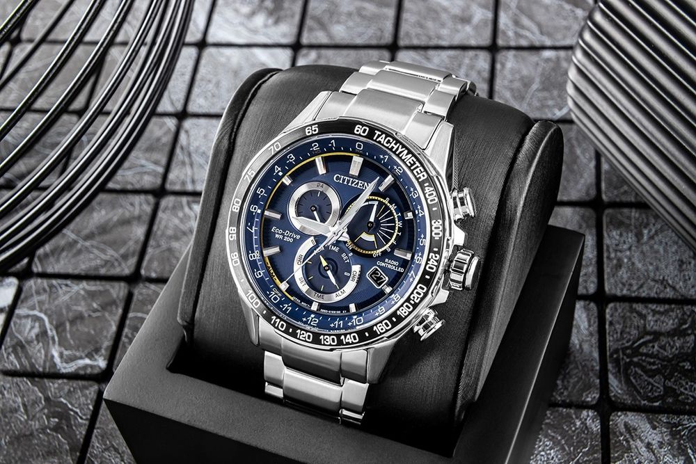 zegarek męski citizen eco-drive radio-controlled cb5914-89l + box