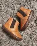 Buty buciki 20 Pom D'api skóra naturalna za kostkę trzewiki