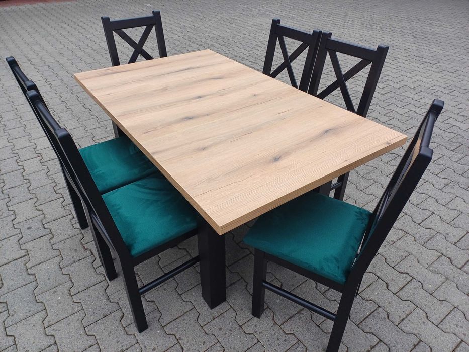 Komplet stol 6 krzesel krzesla tanio solidnie do baru restauracji nowe