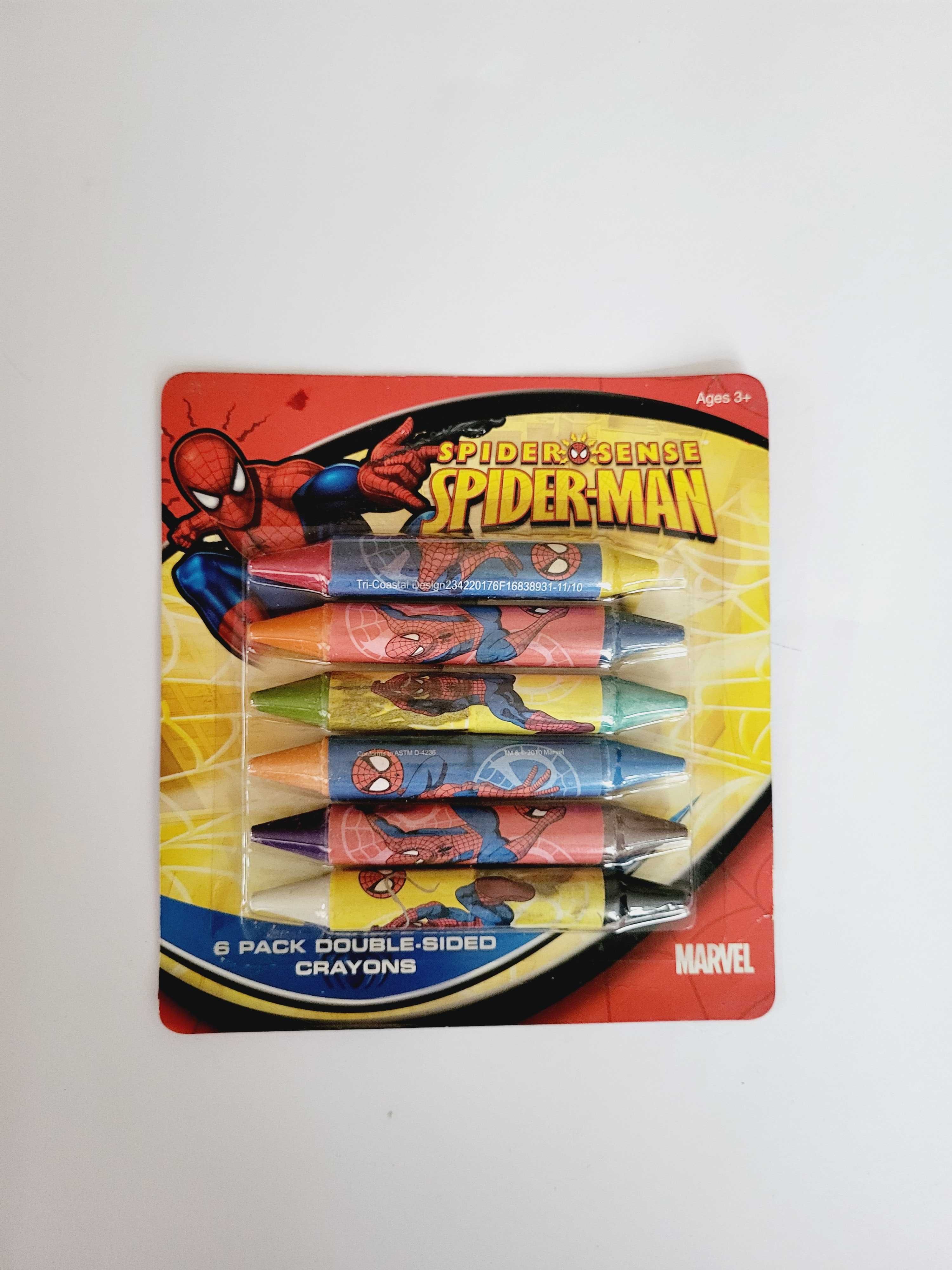 Dwustronne kredki Spiderman Spidey SpiderSense Marvel 6 sztuk 3+